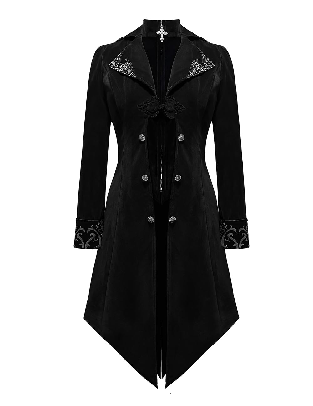 Apocrypha Men's Medieval Steampunk Tailcoat Victorian Gothic Jackets Frock Coat