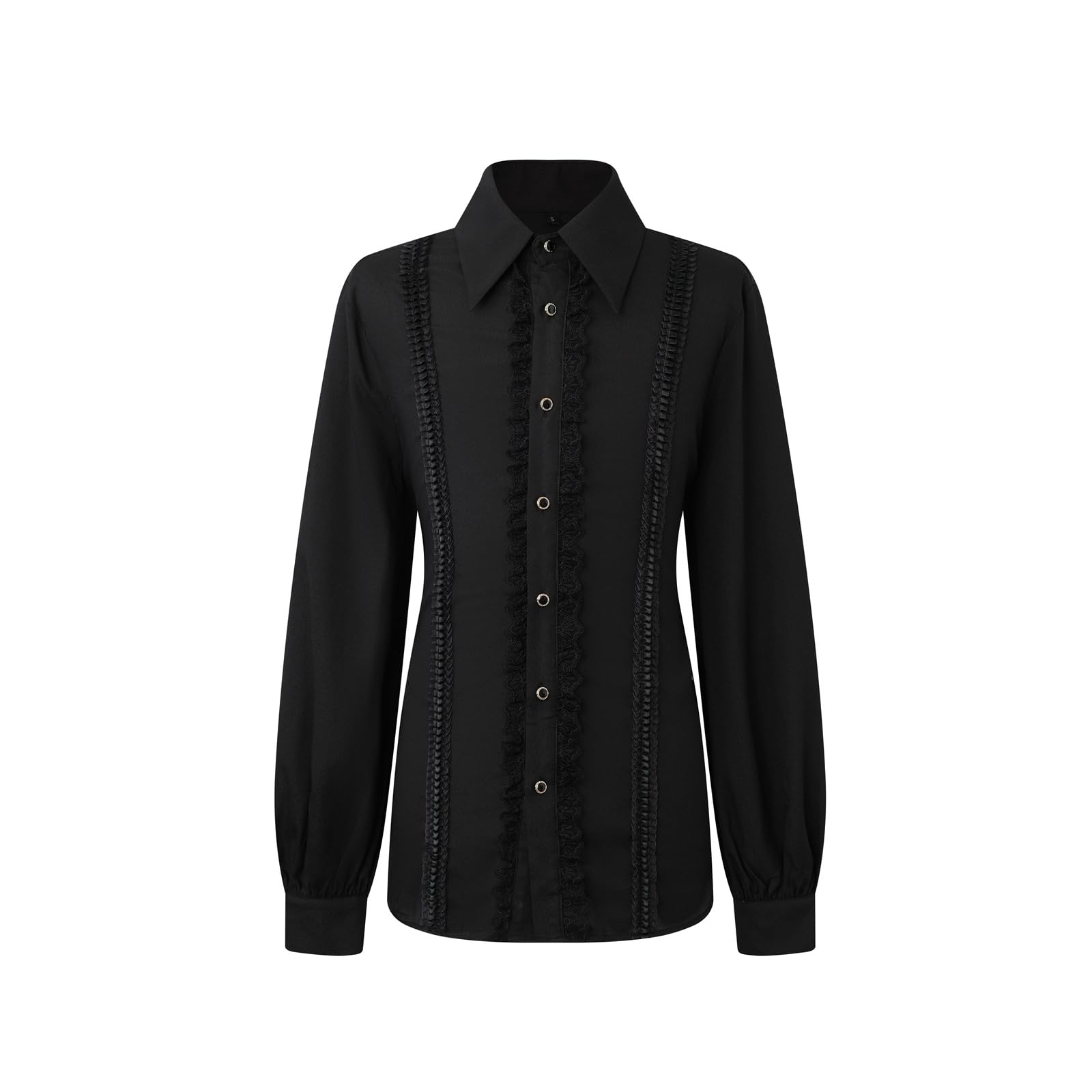 Apocrypha Mens Pirate Shirt Victorian Renaissance Steampunk Vampire Tops Medieval Costume